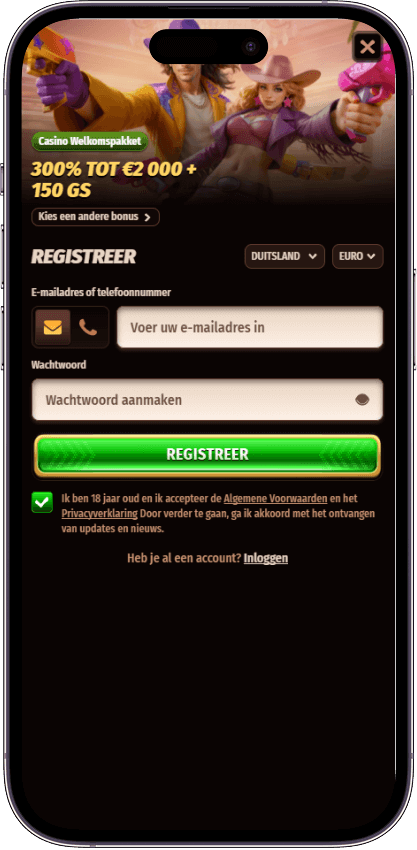 Registreren Westace Casino